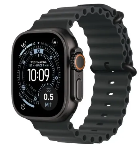 Apple Watch Ultra 2 GPS + Cellular ? Caixa preta de titânio de 49 mm ? Pulseira Oceano pre