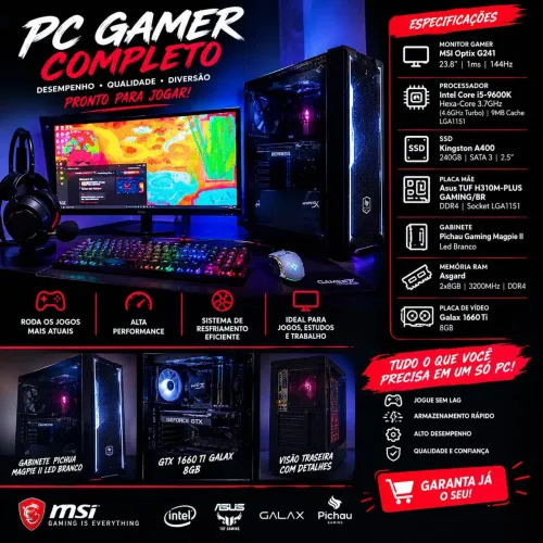 Pc Gamer Completo!