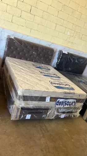 Cama box king/Queen molas ensacadas 10x sem juros
