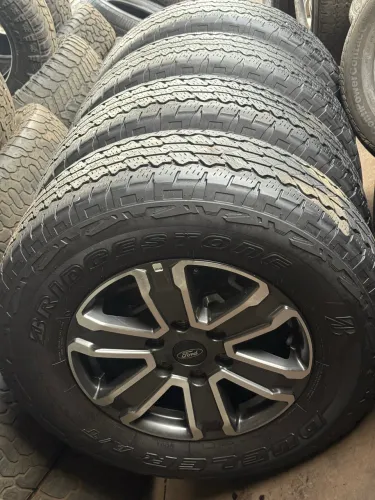 Rodas Originais Ranger 2026 - Aro 17 com Pneus Bridgestone 255/70/17