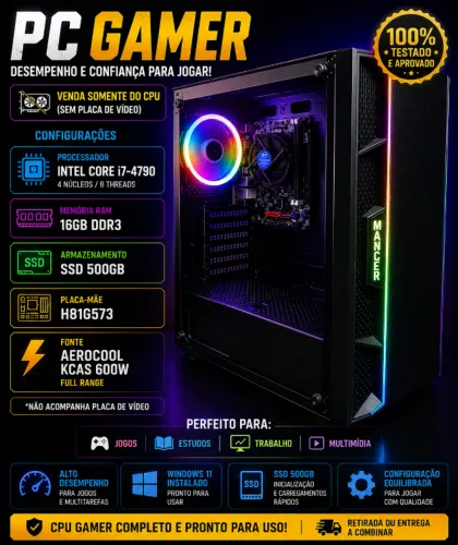 CPU GAMER I7