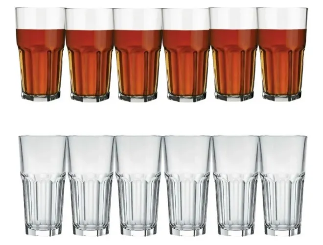 Copos novos na caixa