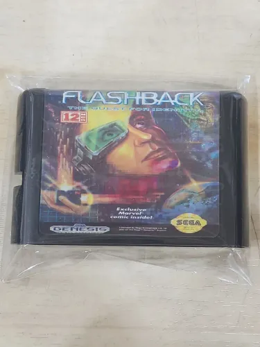 Cartucho paralelo de mega drive Flashback the quest for identity