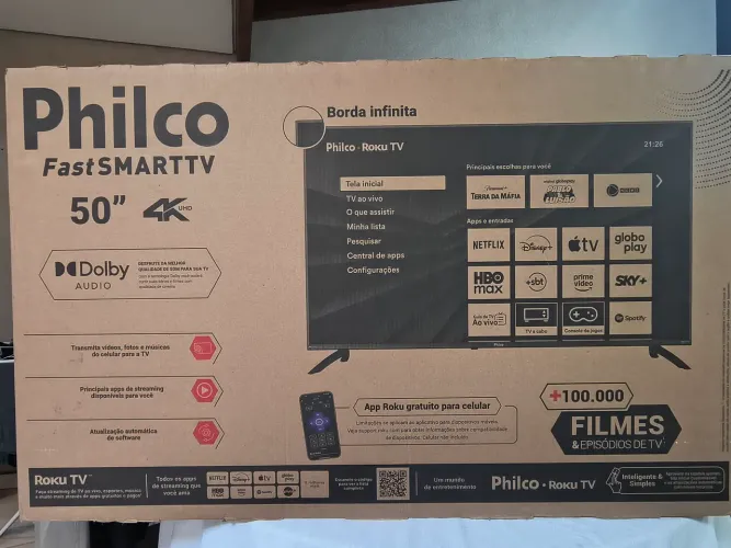 TV 50 Polegadas Philco.