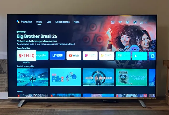 TV smart 55 polegadas