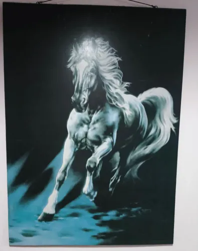 Quadro espetacular de um cavalo garanhão 