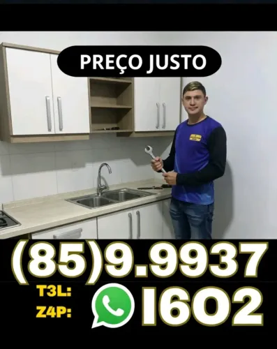 Montador de móveis para montagem e desmontagem de guarda-roupas, armários, closet e cômoda