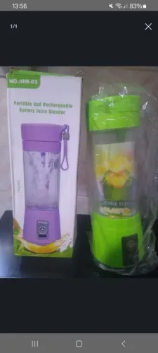 Mini liquidificador portátil semi novo