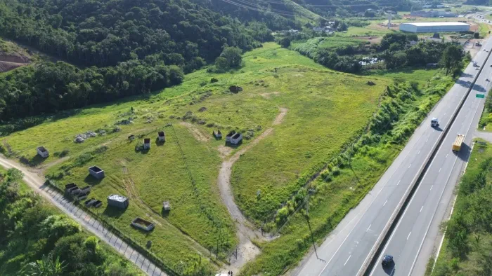 Terreno à venda as margens da BR-470 no bairro Belchior Baixo em Gaspar/SC