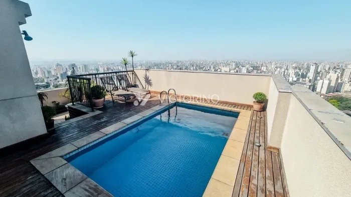 Cobertura com 364 m², 4 quartos sendo 3 suítes e 5 vagas para alugar no bairro Bela Vista.