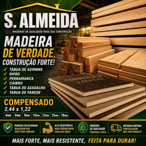 TÁBUA DE AZIMBRE E MADEIRAS DE TODAS AS BITOLAS E PREÇOS.