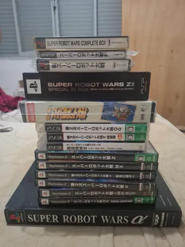 Coleção Super Robot Wars(15 jogos)