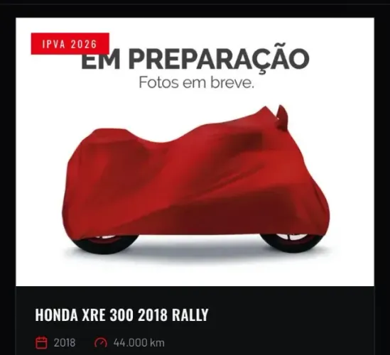 Xre 300 Rally 2018