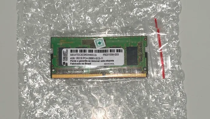 Memória RAM 4GB DDR4 2666MHz SO-DIMM Smart Modular.