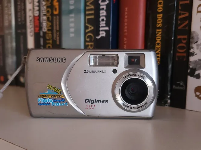 Samsung Digimax 202 Digital Completa com Pilhas e Alça