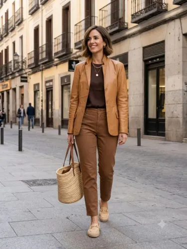 Julian MARCUIR BLAZER COURO TAM 40