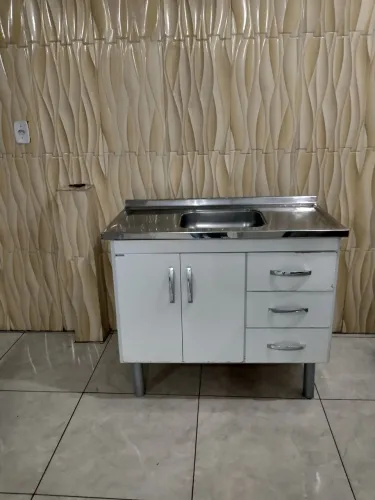 Balcão com pia inox