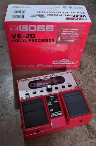 Pedal de Efeito para Voz Boss VE-20 Vocal Performer