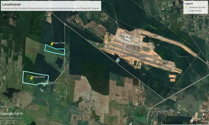 Lote/Terreno para venda possui 170000 metros quadrados