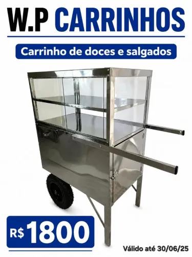 Carrinhos de doces e salgados 