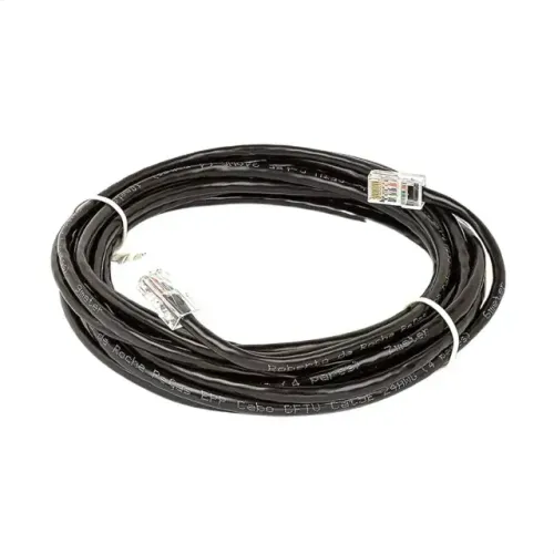 Cabo Rede Cat5e Preto 15m Metro Internet Net Lan Utp Montado