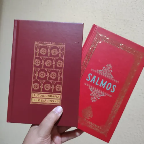 2 livretos MBC Salmos e Autobiografia e diários de Santo Inácio de Loyola