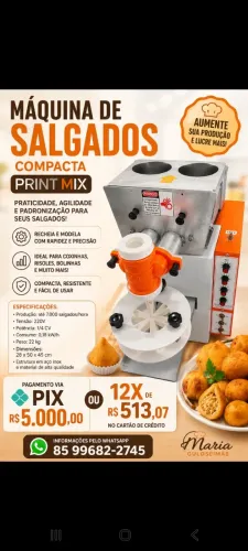 Maquina de salgados