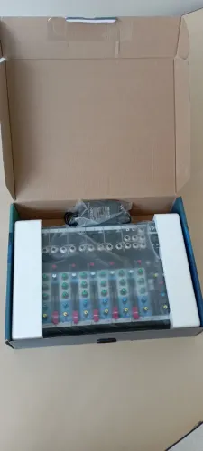 Mesa de som 7 canais C/USB Bluetooth interface 