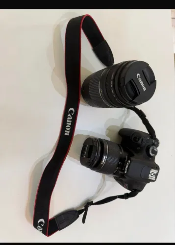 Canon EOS Rebel T5 + Lente 18-55mm + Lente Teleobjetiva + Bolsa + Carregador