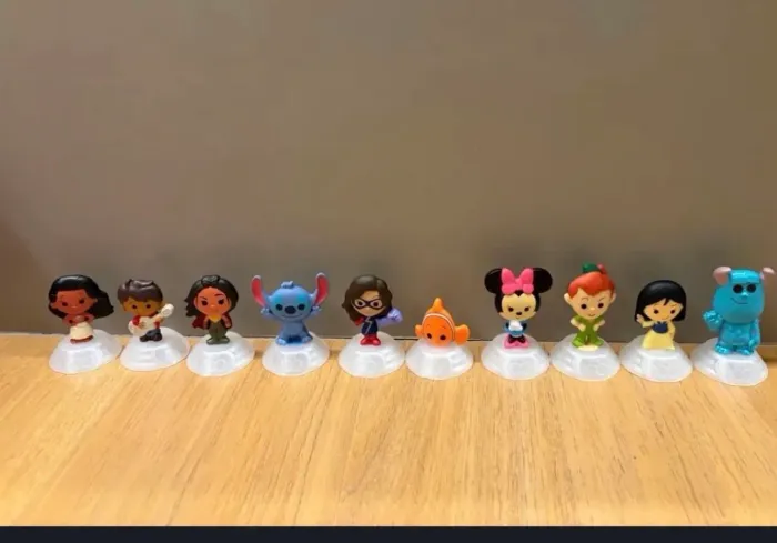 lote 34 personagens disney 100 anos mcdonalds