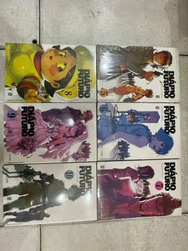 Lote Mangá Diário do Futuro (Mirai Nikki) - Volumes 5 ao 10 (LACRADOS)