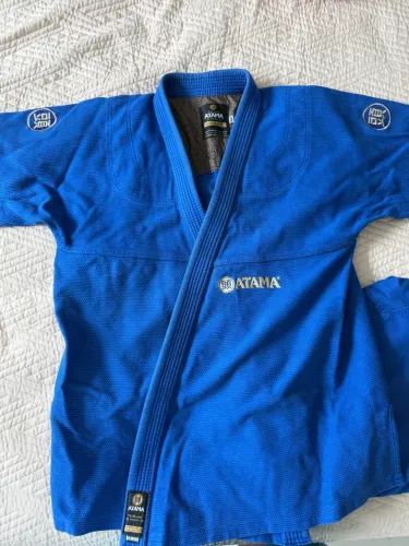 Kimono Atama Classic - Azul (Pouco uso) - Tamanho A3H