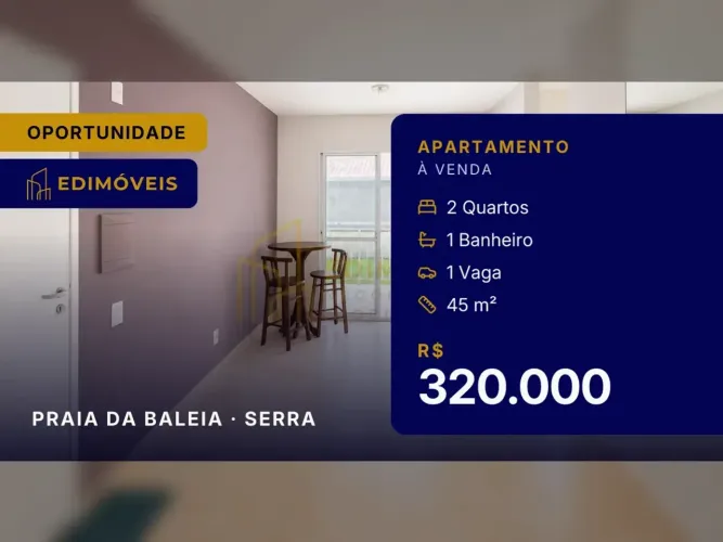 Apartamento 2 quartos na Praia da Baleia, conforto e lazer para você