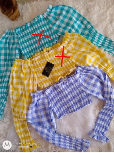 Blusa quadriculada 
