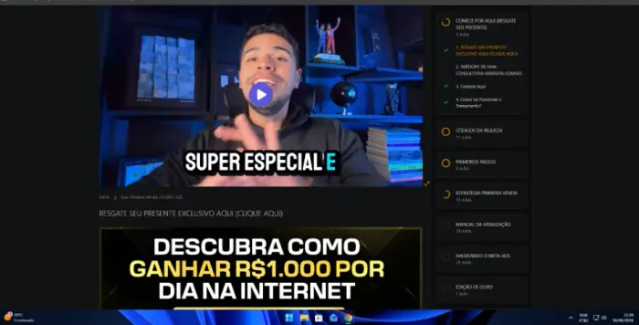 Sua Primeira Venda 2.0 Curso Completo Para Ganhar Dinheiro Online