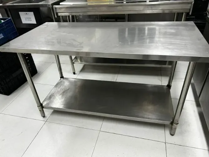 Bancada lisa de inox