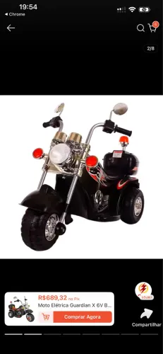 Mini moto elétrica