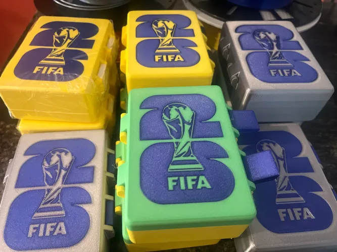 Caixinha de Figurinhas da copa 