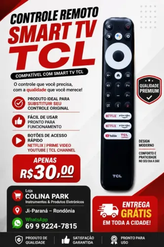 Controle Remoto Smart Tv TCL