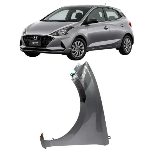 Paralama Hyundai Hb20 2020 2021 Esquerdo Original