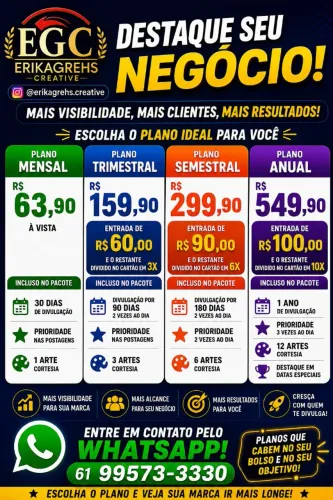 Faço divulgação de serviços, produtos e negócios 