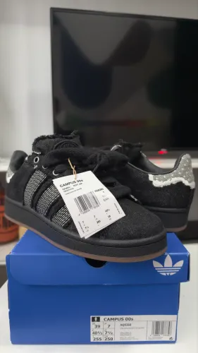 ADIDAS CAMPUS 00?s Preto/Core white/Gum