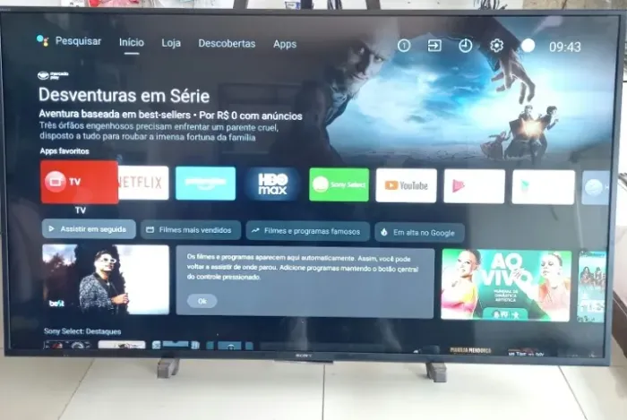 Vende-se TV 65 polegadas perfeita!!!