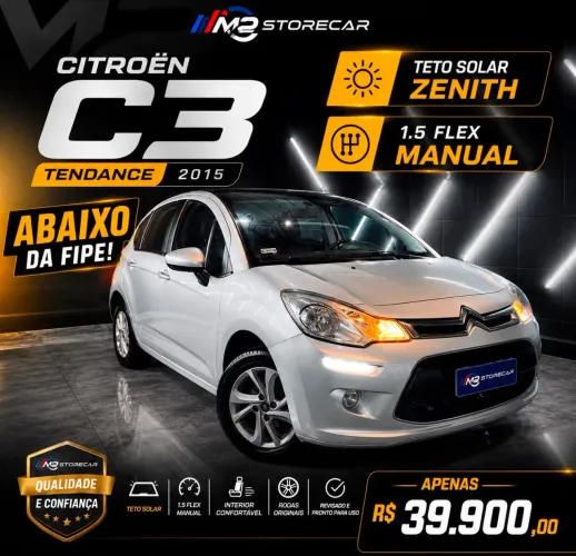 Citroen C3 Tendance 1.5 Flex 8V 5P Mec. 2015