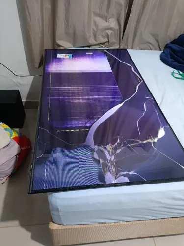 TV Samsung 55 com defeito