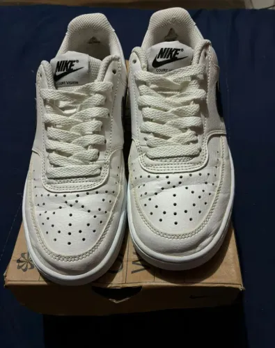 Nike Court Vision Low White Brown