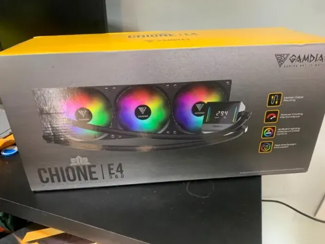 Water Cooler 360mm Gamdias Chione E4-360 Preto ARGB