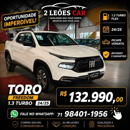 Fiat Toro Freedom 1.3 T270 4X2 Flex AUT 2025