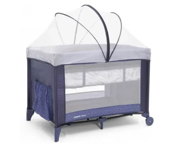 Berço Portátil Cosco Kids Nanny 2 Níveis de Altura - 0 a 18kg Azul
