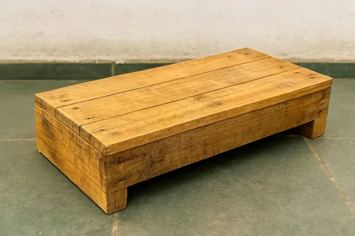 Tablado de madeira de pallet fazemos também em madeira de pino eucalipto e sob medida